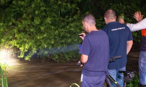 Prefeito de Barra Mansa acompanha elevação do nível do Rio Bananal